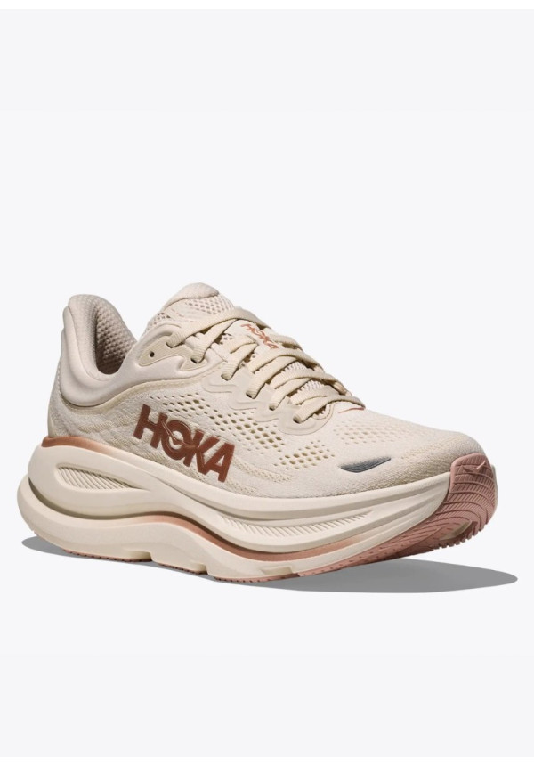 HOKA BONDI 9 OAT MILK ROSE GOLD