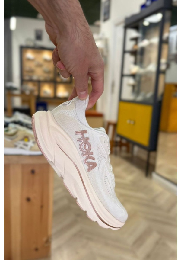 HOKA CLIFTON 10 ALABASTER ROSE GOLD