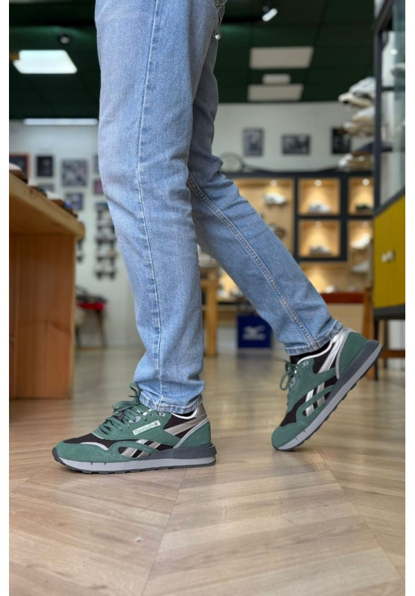 REEBOK CLASSIC NYLON 89 FIELDGREEN BLACK GREY
