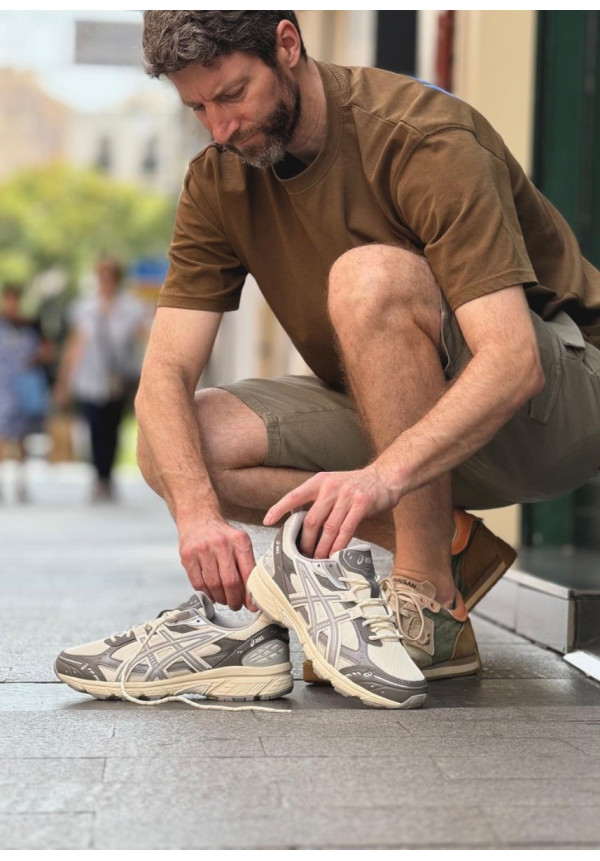 ASICS GEL NUNOBIKI CREAM CEMENT GREY