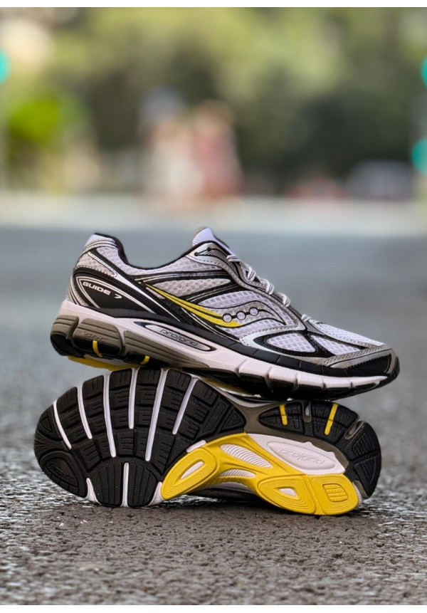 SAUCONY PROGRID GUIDE 7 WHITE SILVER