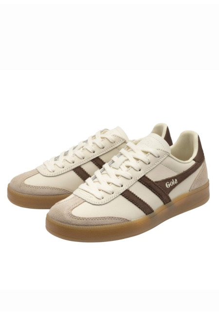 GOLA VIPER LEATHER OFF WHITE BONE OTTER GUM