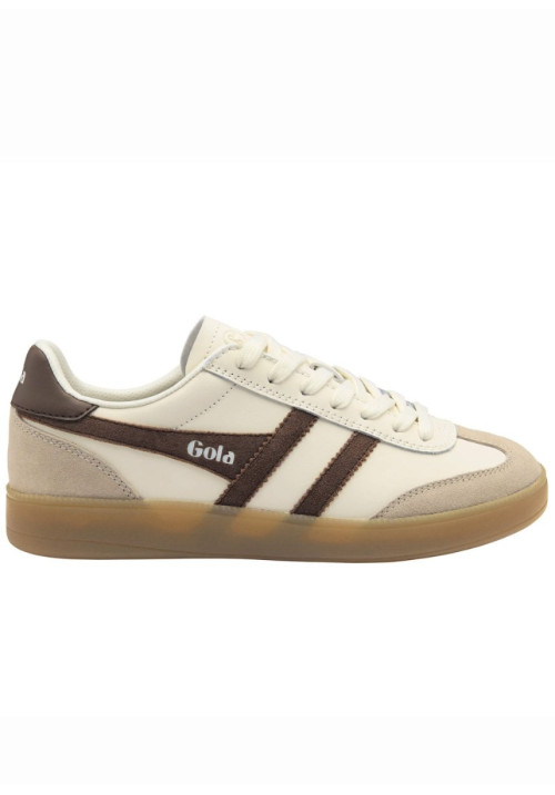 GOLA VIPER LEATHER OFF WHITE BONE OTTER GUM