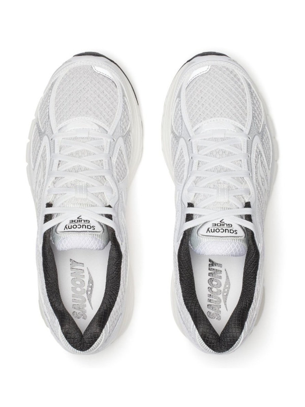 SAUCONY PROGRID GUIDE 7 WHITE BLACK