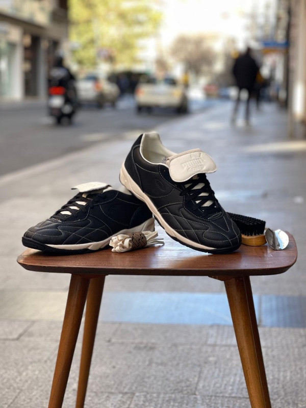 PUMA KING INDOOR ICONS PACK BLACK FROSTED IVORY