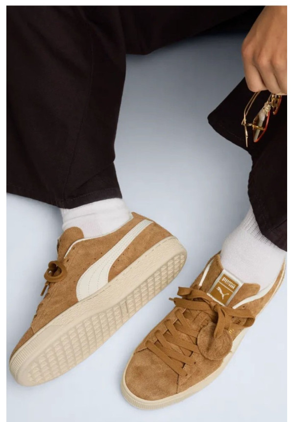 PUMA SUEDE CHARLES F.STEAD V HONEY BUTTER PUMA WHITE