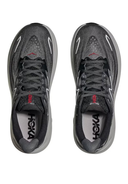 HOKA CLIFTON 10 CARBON BLACK SATELLITE GREY