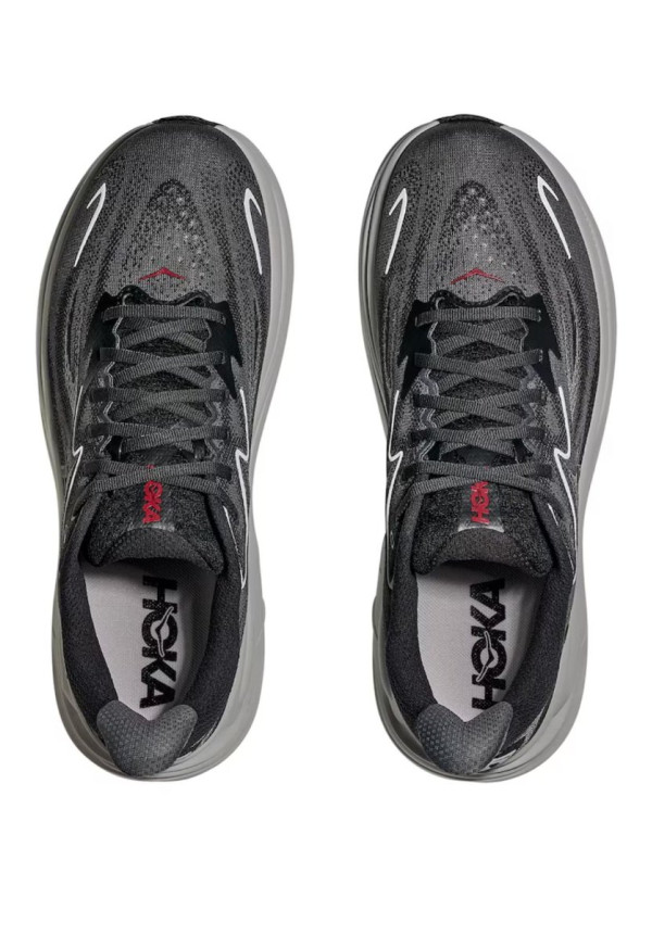 HOKA CLIFTON 10 CARBON BLACK SATELLITE GREY