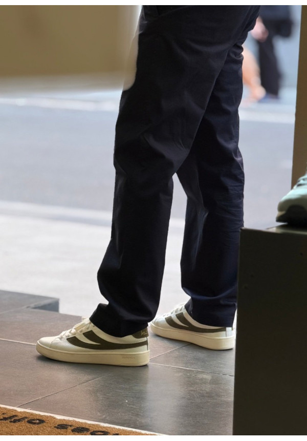 SUPERGA LENDL WHITE AVORIO MOSS GREEN OFF WHITE