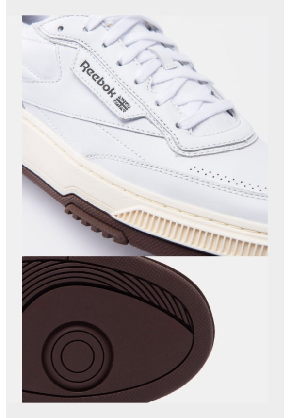 REEBOK LTD CLUB C VINTAGE CHALK FORMAL BROWN
