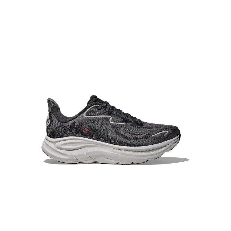 HOKA CLIFTON 10 CARBON BLACK SATELLITE GREY