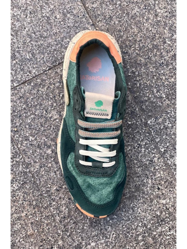 SATORISAN CHACRONA LINEN DIVING GREEN