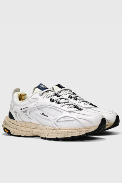 MERCER BRAND THE RE-RUN VIBRAM WHITE BLUE