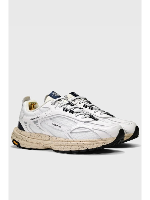 MERCER BRAND THE RE-RUN VIBRAM WHITE BLUE