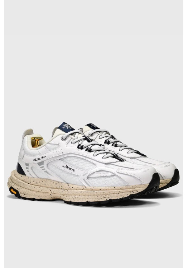 MERCER BRAND THE RE-RUN VIBRAM WHITE BLUE