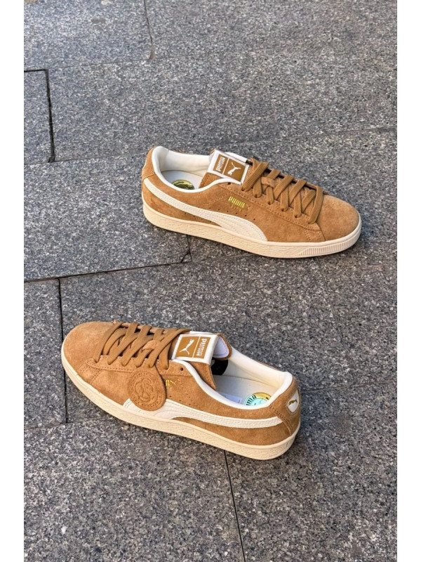 PUMA SUEDE CHARLES F.STEAD V HONEY BUTTER PUMA WHITE