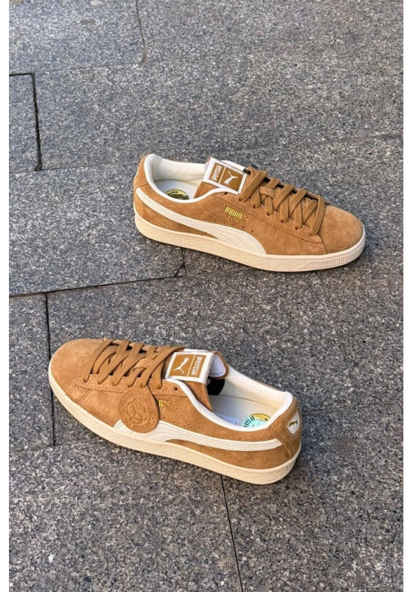 PUMA SUEDE CHARLES F.STEAD V HONEY BUTTER PUMA WHITE