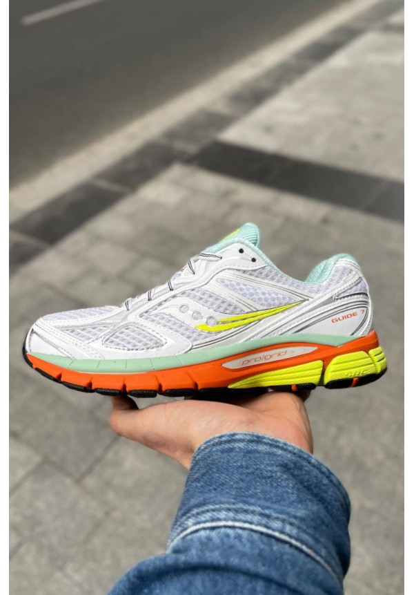 SAUCONY PROGRID GUIDE 7 WHITE MULTI BLANC