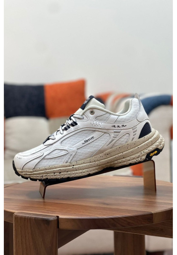 MERCER BRAND THE RE-RUN VIBRAM WHITE BLUE