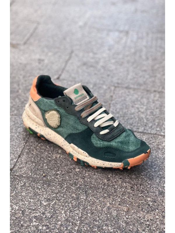 SATORISAN CHACRONA LINEN DIVING GREEN