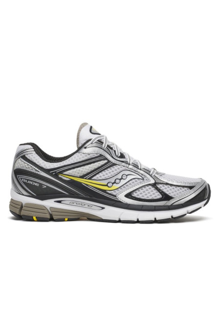 SAUCONY PROGRID GUIDE 7 WHITE SILVER