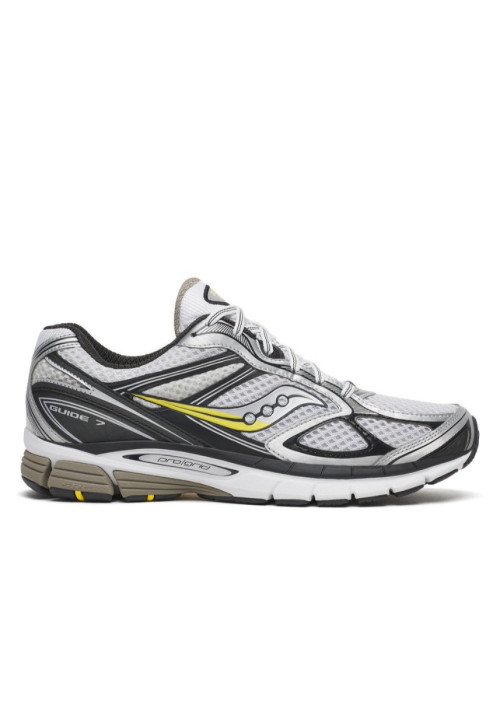 SAUCONY PROGRID GUIDE 7 WHITE SILVER