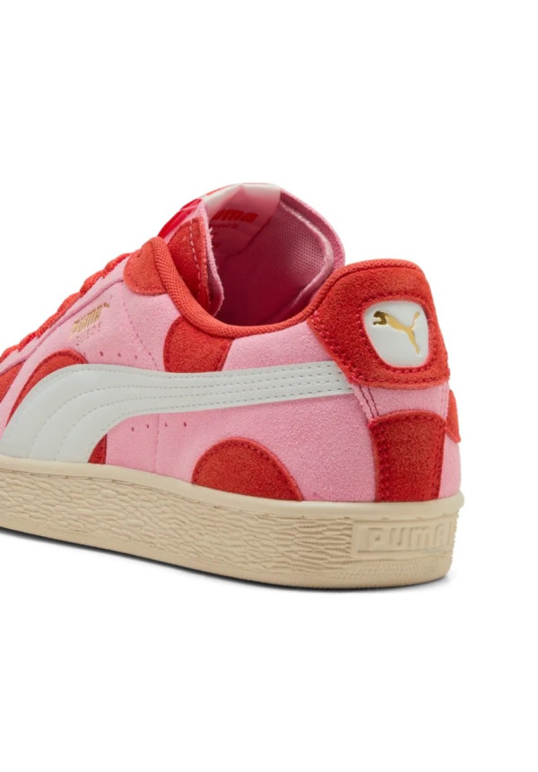 PUMA SUEDE AOP PINK LILAC PUMA RED