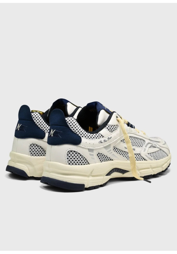 THE MERCER BRAND MERCER THE RE-RUN FLAG WHITE BLUE