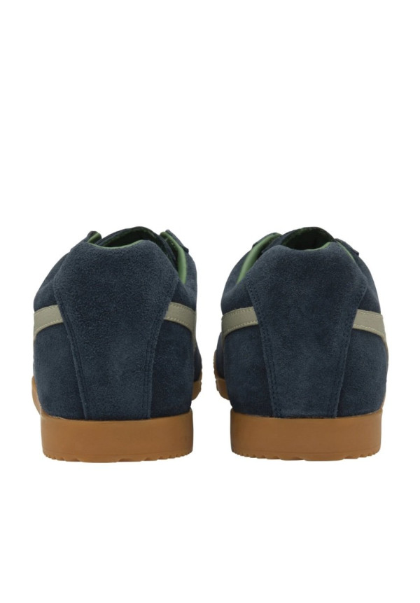 GOLA HARRIER SUEDE NAVY FEATHER GREY EVERGREEN