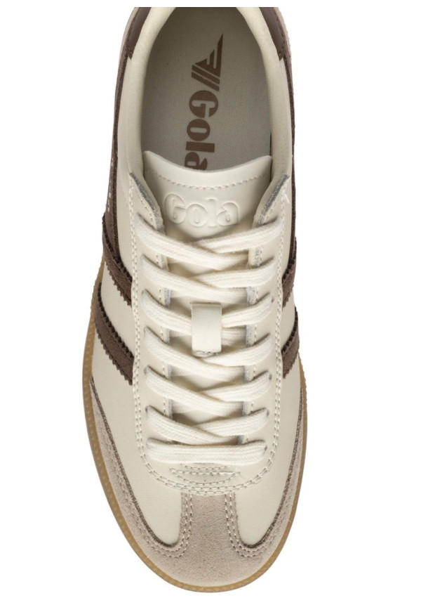 GOLA VIPER LEATHER OFF WHITE BONE OTTER GUM